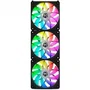 Nox Hummer Easylink Kit Ventiladores Caja Negros ARGB